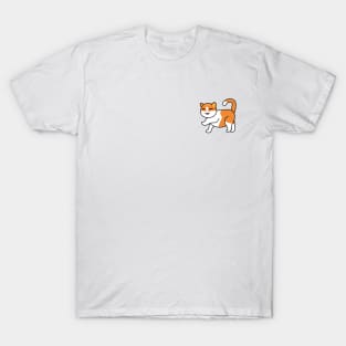 Fat Chonky Cat Walking T-Shirt